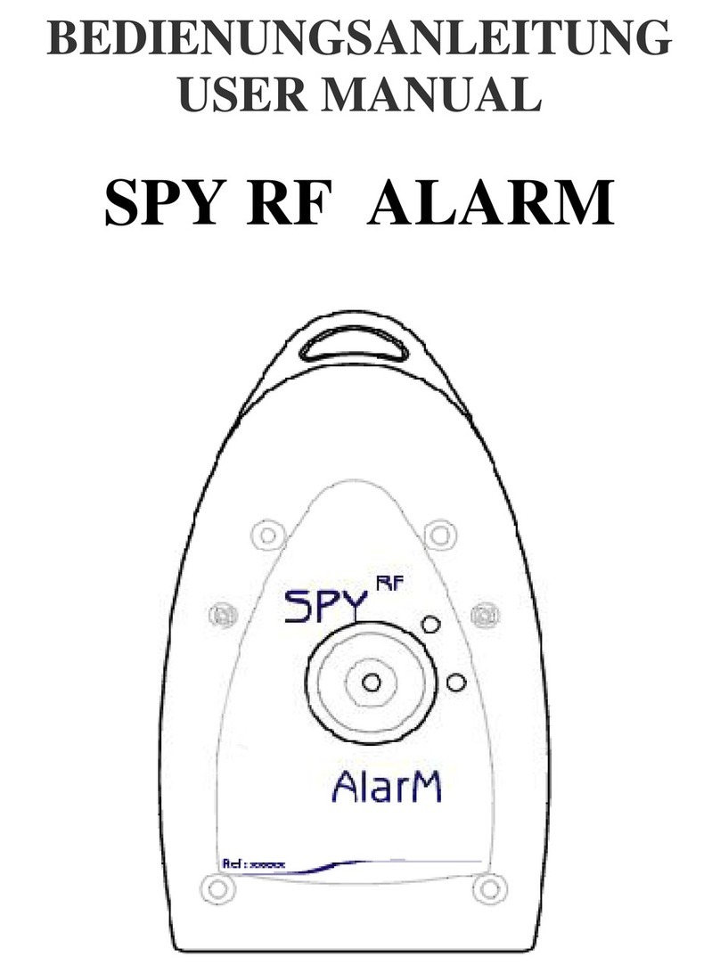 SPY RF ALARM user manual