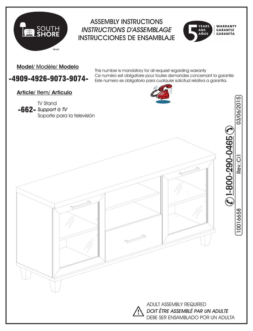 SouthShore 4909 User manual SouthShore 4909 User manual