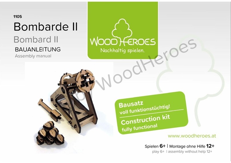 WOOD HEROES Bombarde II Assembly manual