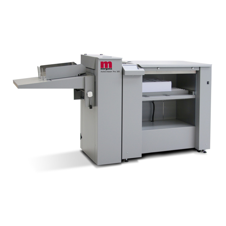 Morgana AutoCreaser Pro 385 instruction manual