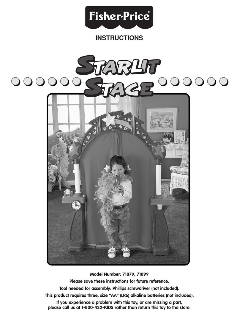 Fisher-Price Starlit Stage instructions