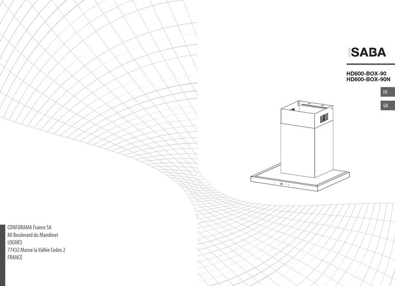 Saba HD600-BOX-90 manual