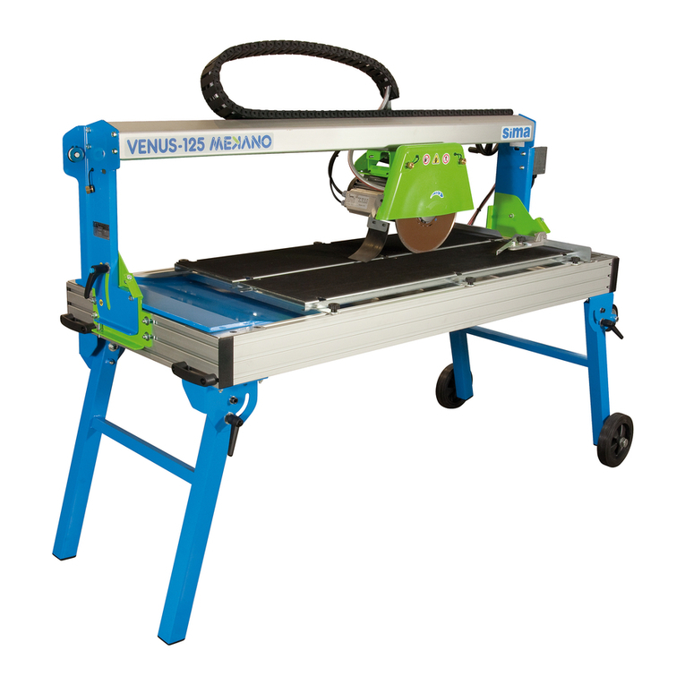 Sima VENUS 125 POLYPANEL User manual