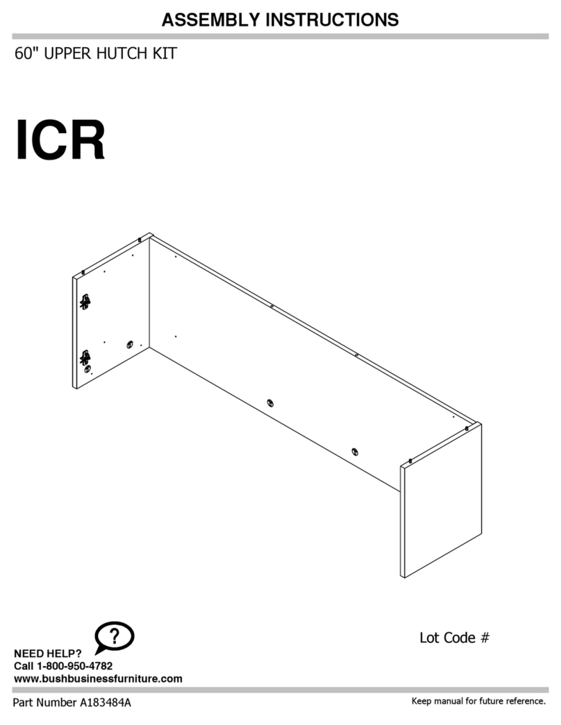 Bush Business Furniture ICR User manual