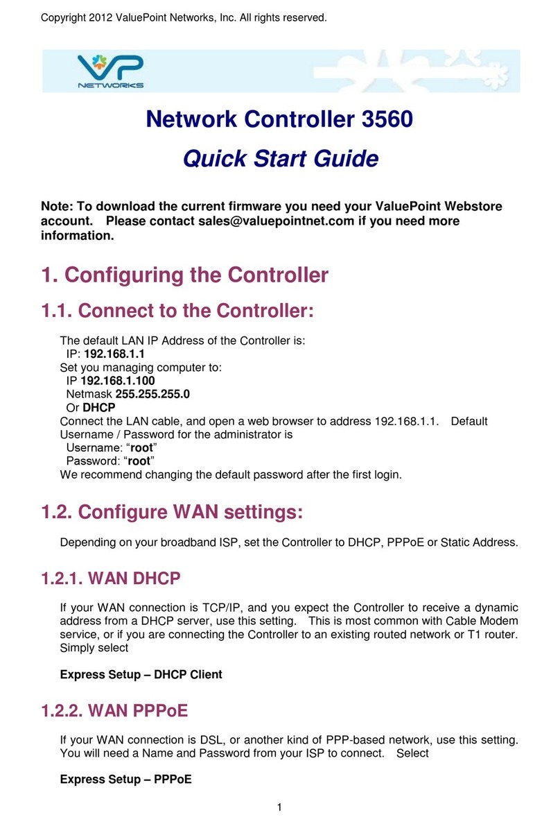 Value Point 3560 quick start guide