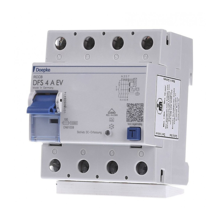 Doepke DFS 4 A EV User manual