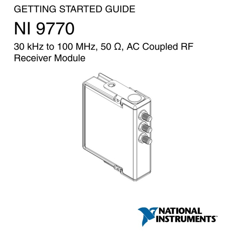 National Instruments NI 9770 User manual