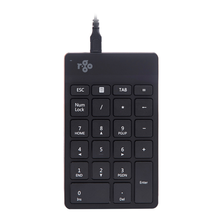R-Go Numpad Break manual