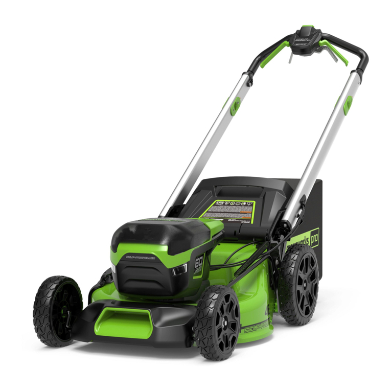 GreenWorks GD60LM51SP Operator's manual