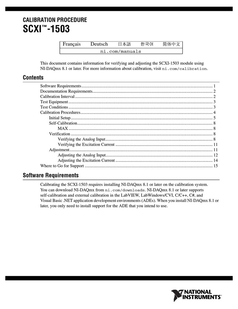 National Instruments Module SCXI-1503 Manual