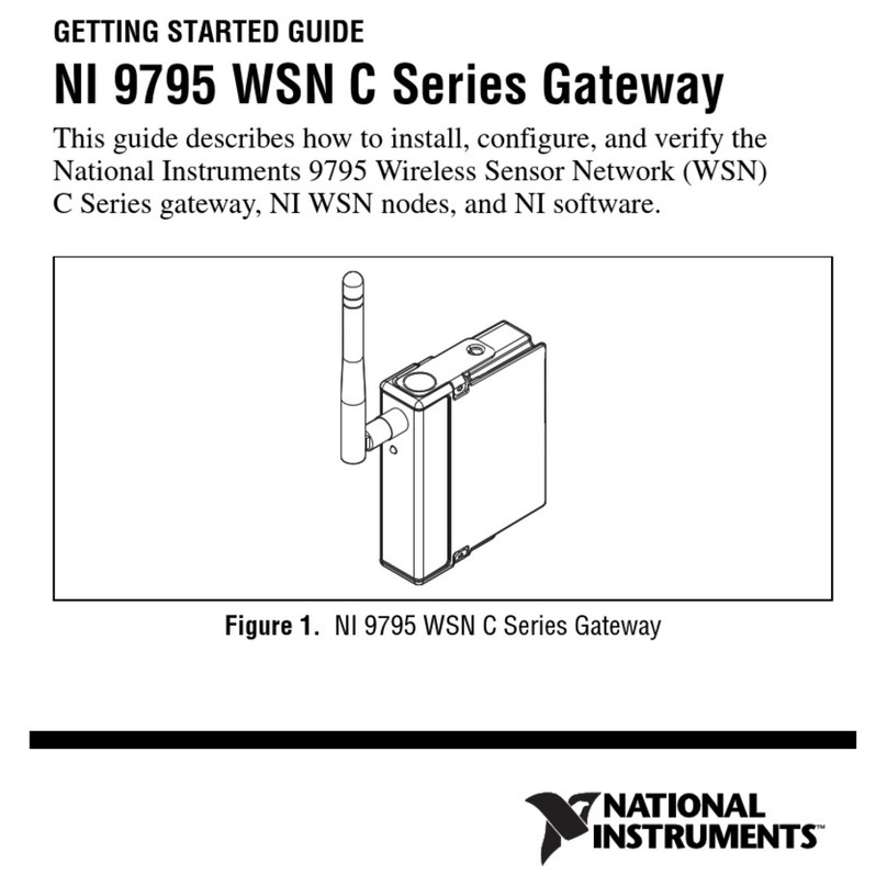 National Instruments NI WSN C Series User manual