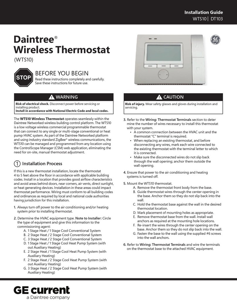 Daintree WTS10 installation guide