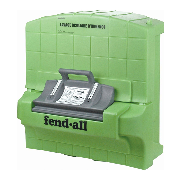 Sperian Fendall Pure Flow 1000 Installation and operation manual