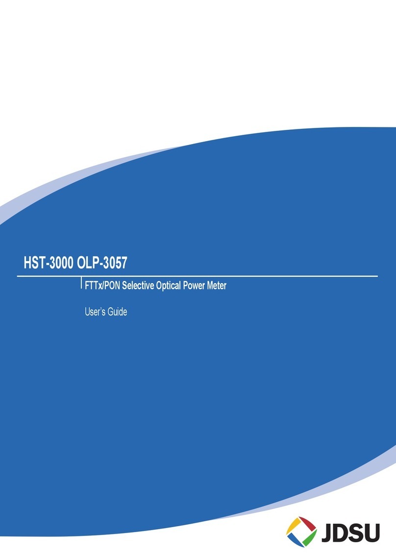 JDS Uniphase HST-3000 OLP-3057 User manual