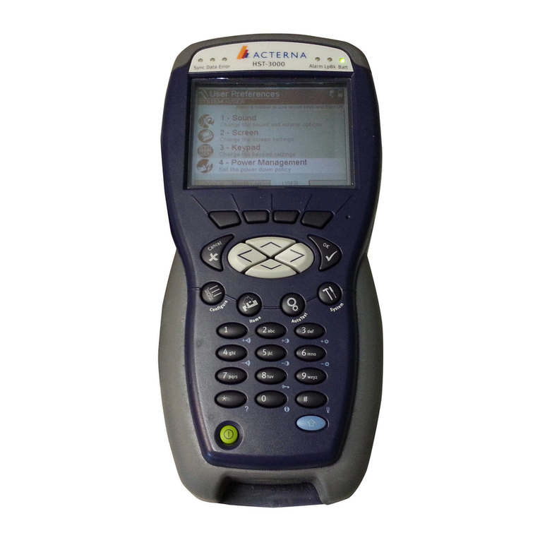 JDS Uniphase IP Video Test Option HST-3000 User manual