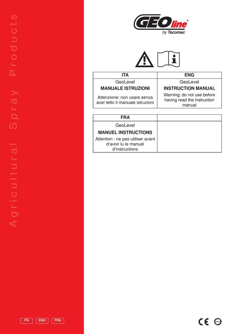 Tecomec GEOline GeoLevel instruction manual