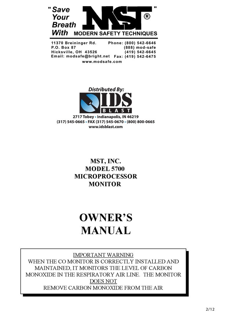MST 5700 User manual