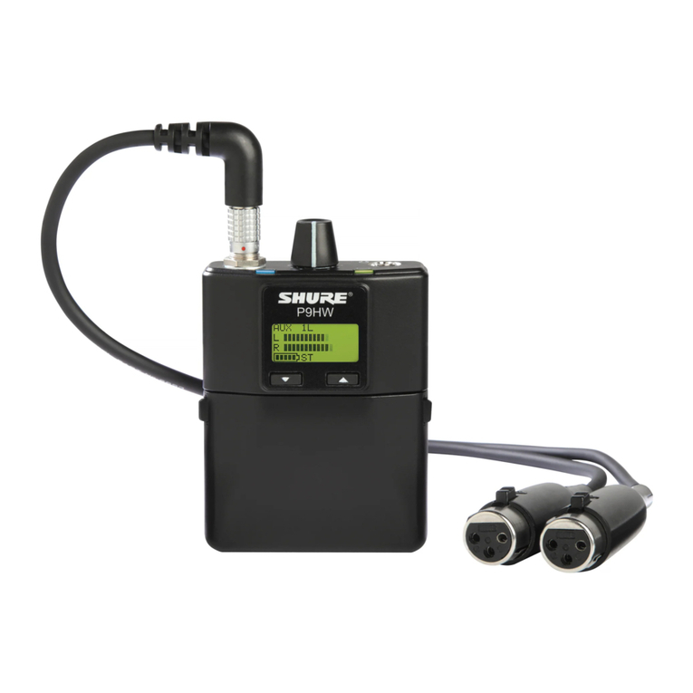 Shure P9HW user guide