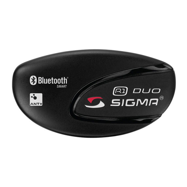 Sigma R1 DUO COMFORTEX+ manual
