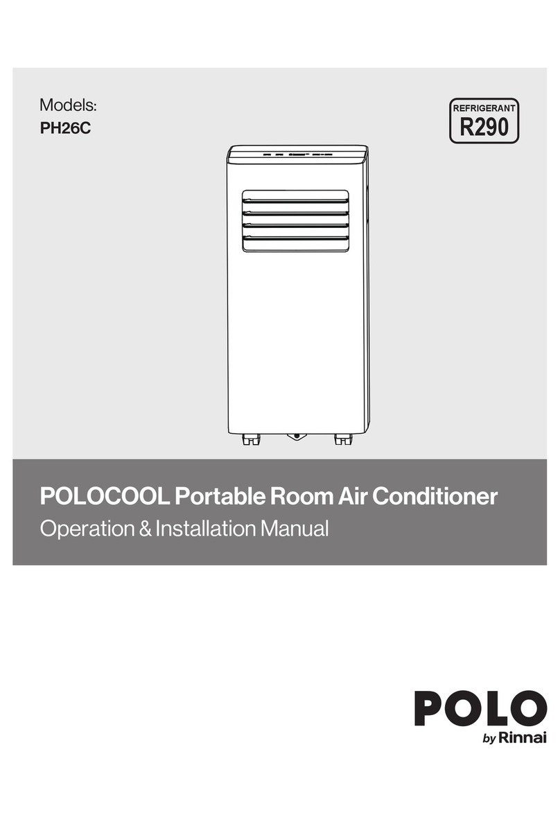 Rinnai POLO Polocool PH26C User manual Rinnai POLO Polocool PH26C User manual