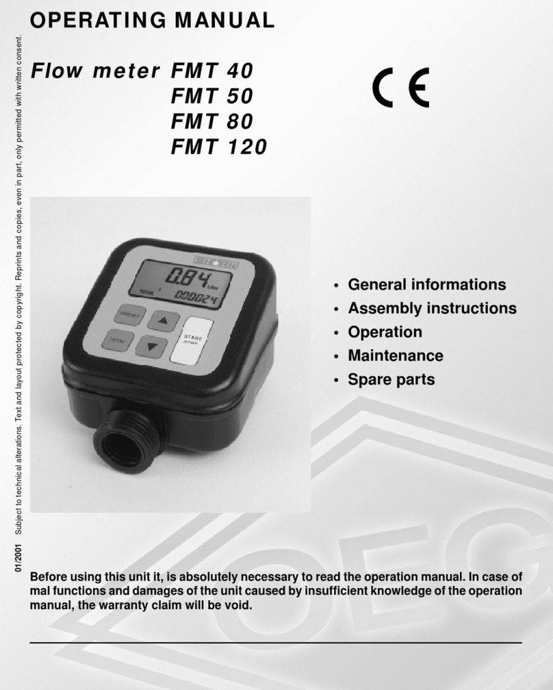 HORN FMT 40 User manual