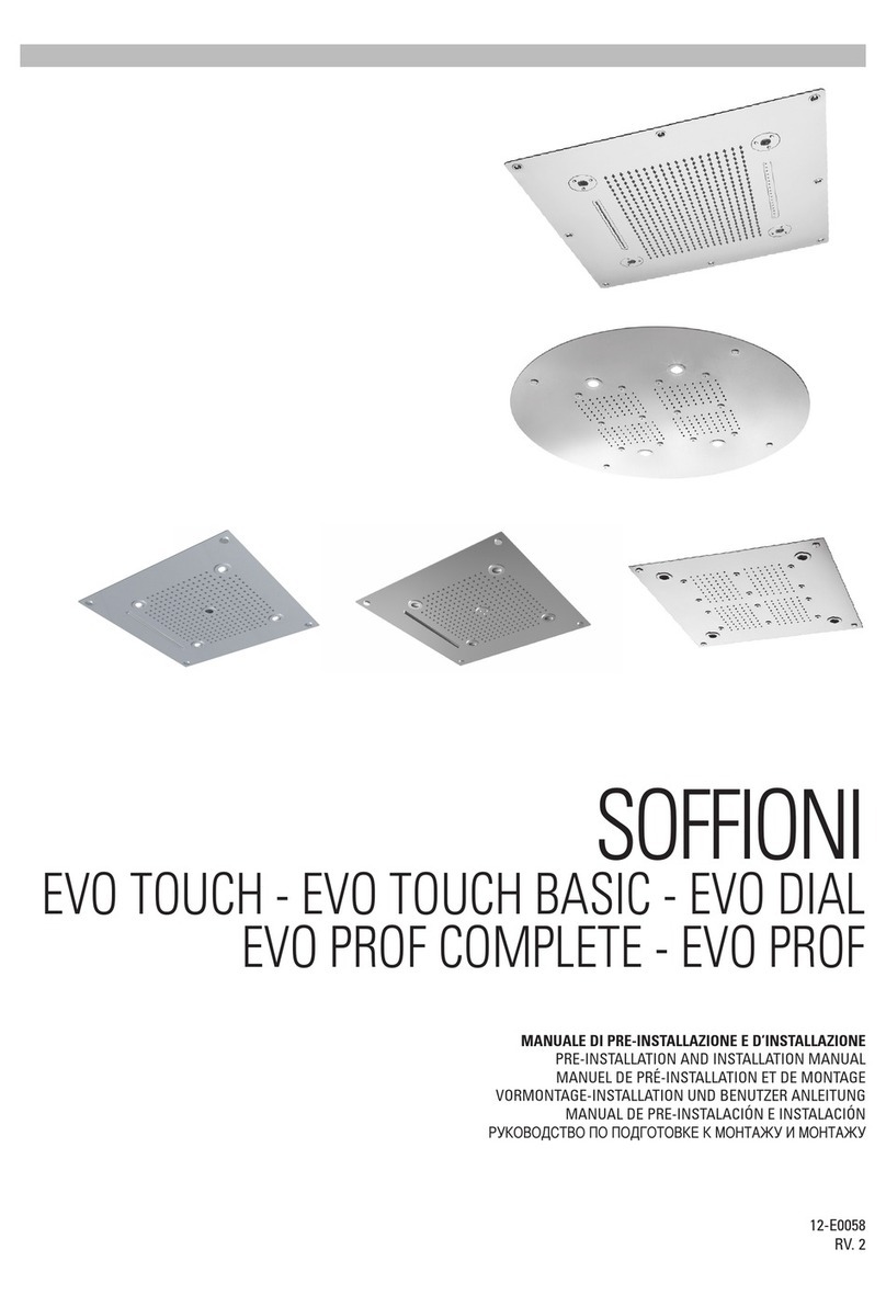 Aquademy EVO TOUCH PRE-INSTALLATION AND INSTALLATION MANUAL