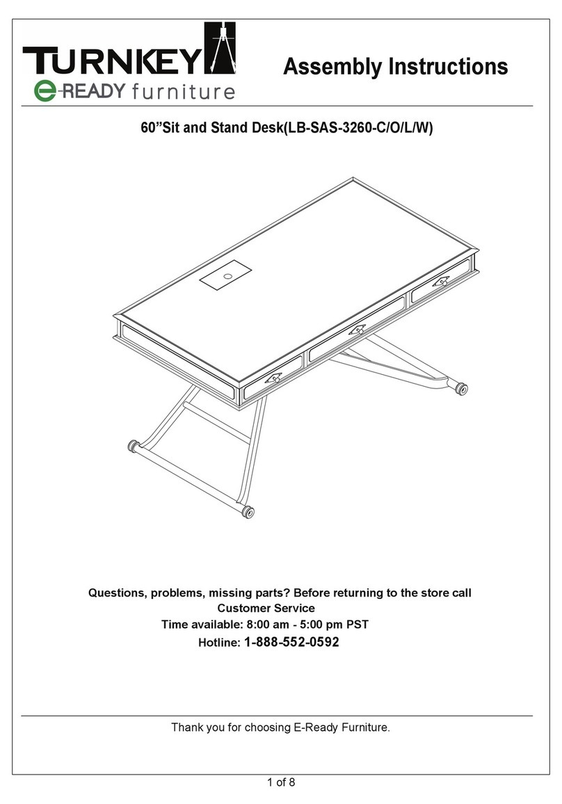 Turn Key B-SAS-3260-C Assembly instructions