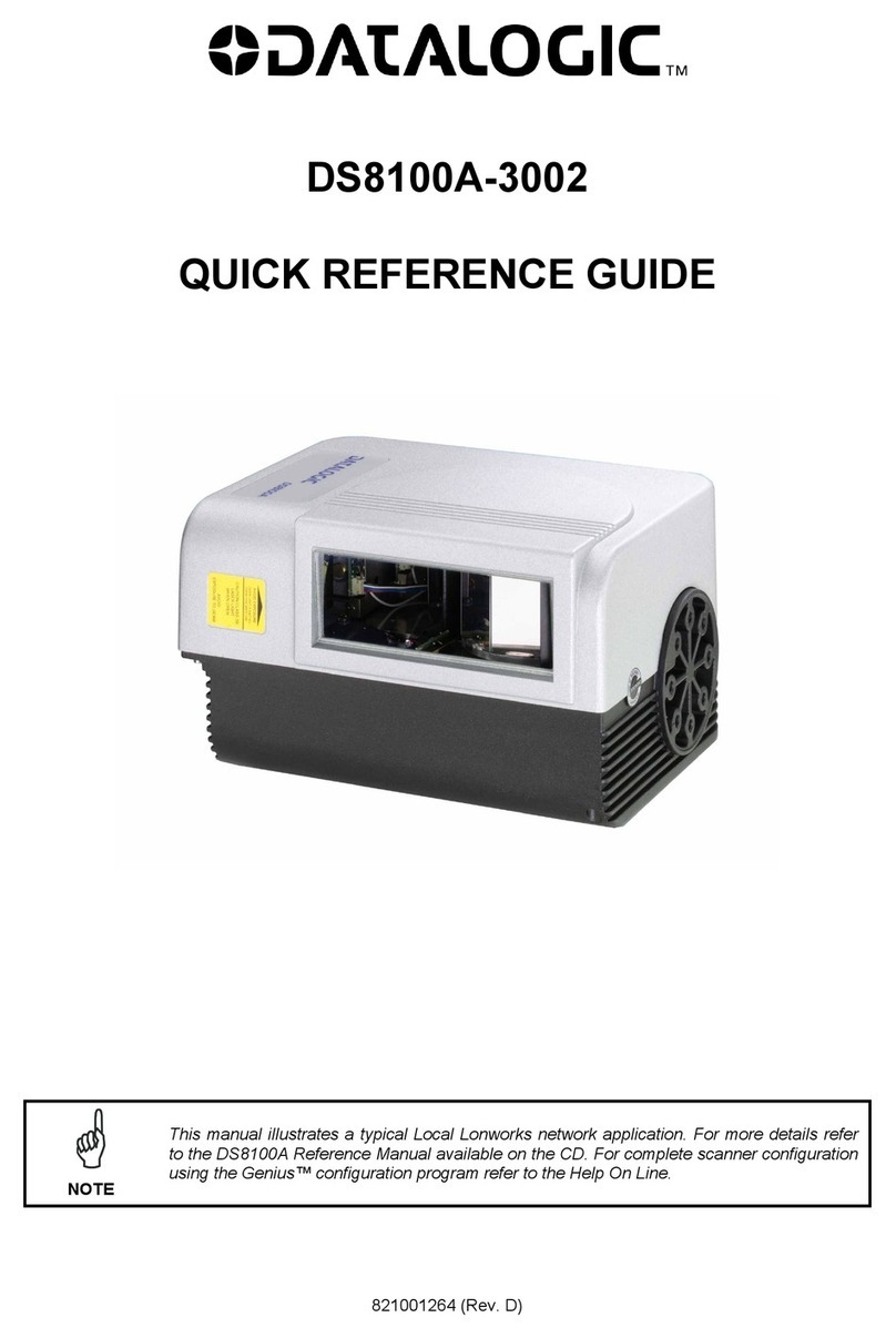 Datalogic DS8100A-3002 Quick reference guide