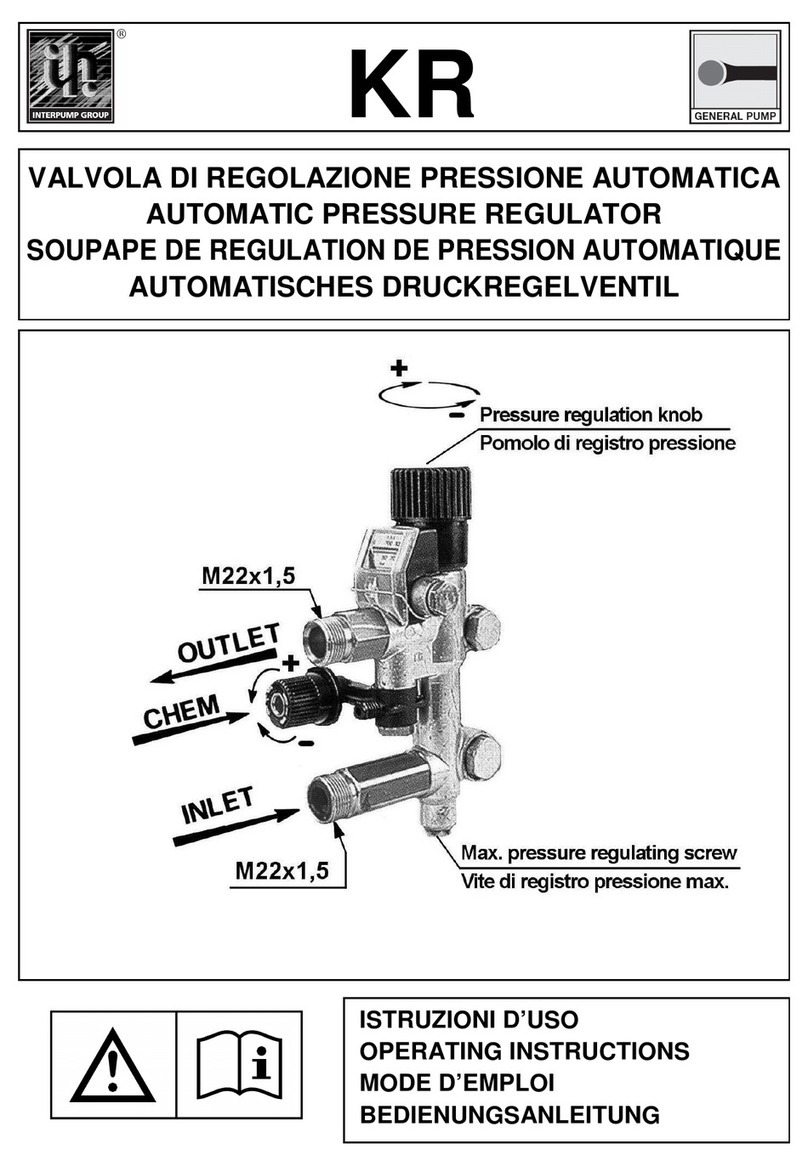 Interpump Group KR1 operating instructions