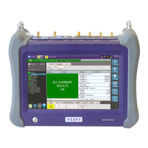Viavi T-BERD 5800 Quick Card