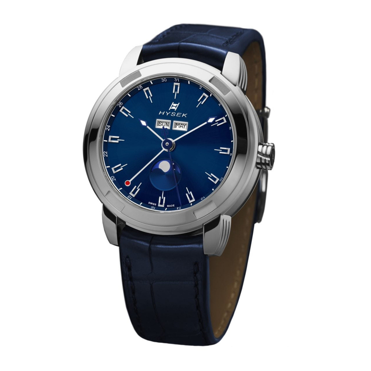 Hysek IO Moon Phase Instructions for use