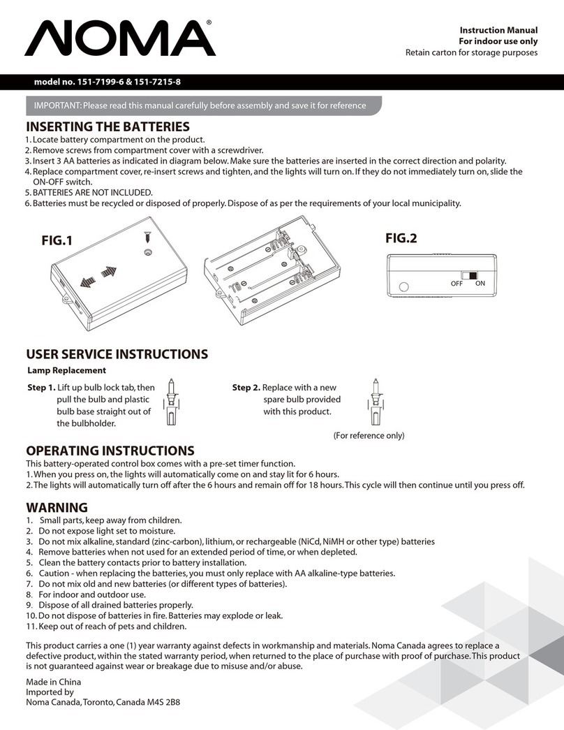 NOMA 151-7199-6 instruction manual