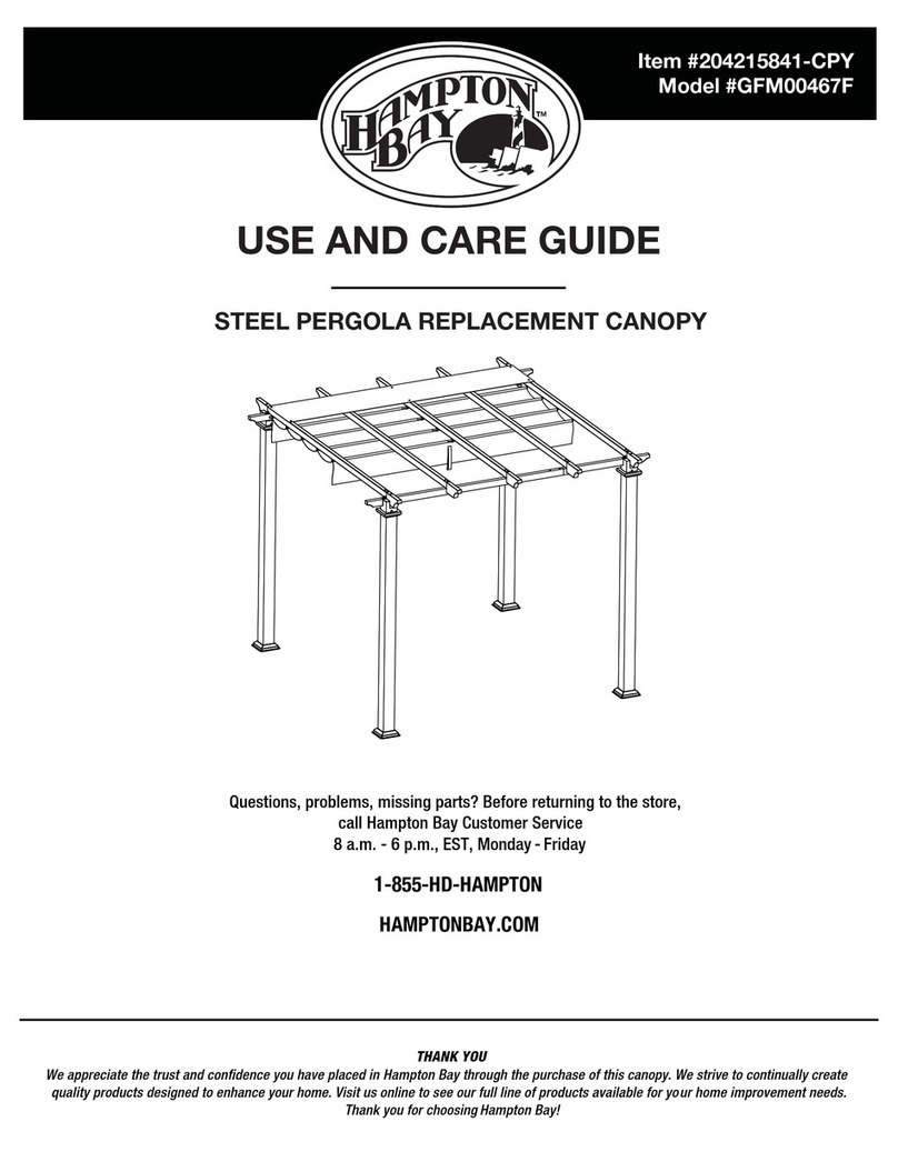 HAMPTON BAY GFM00467F Use and care guide