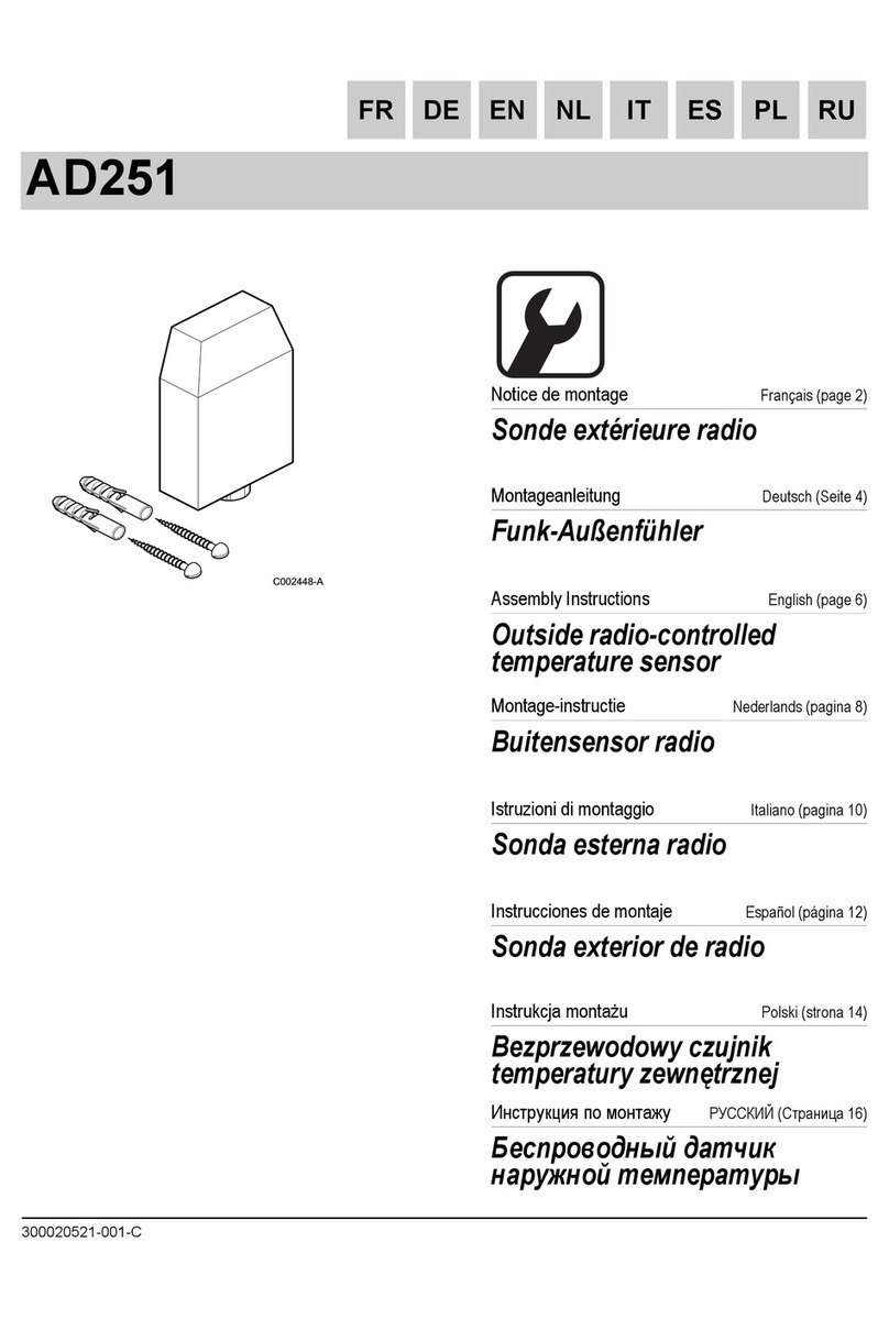 DeDietrich AD251 Assembly instructions
