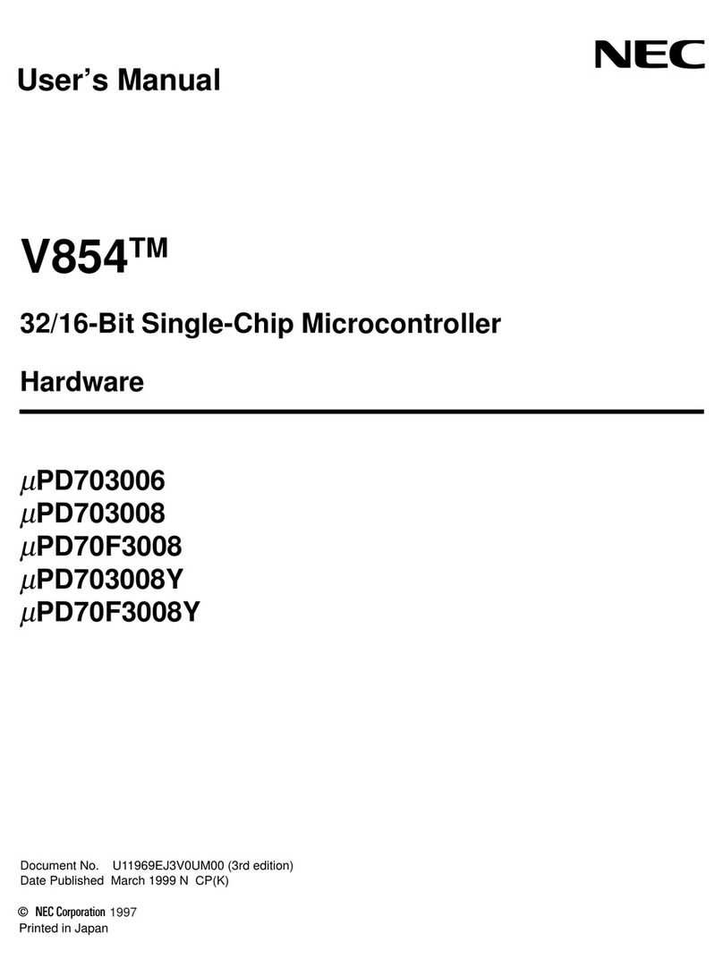 NEC V854 UPD703006 User manual