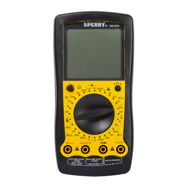 Sperry instruments DM6400 User manual