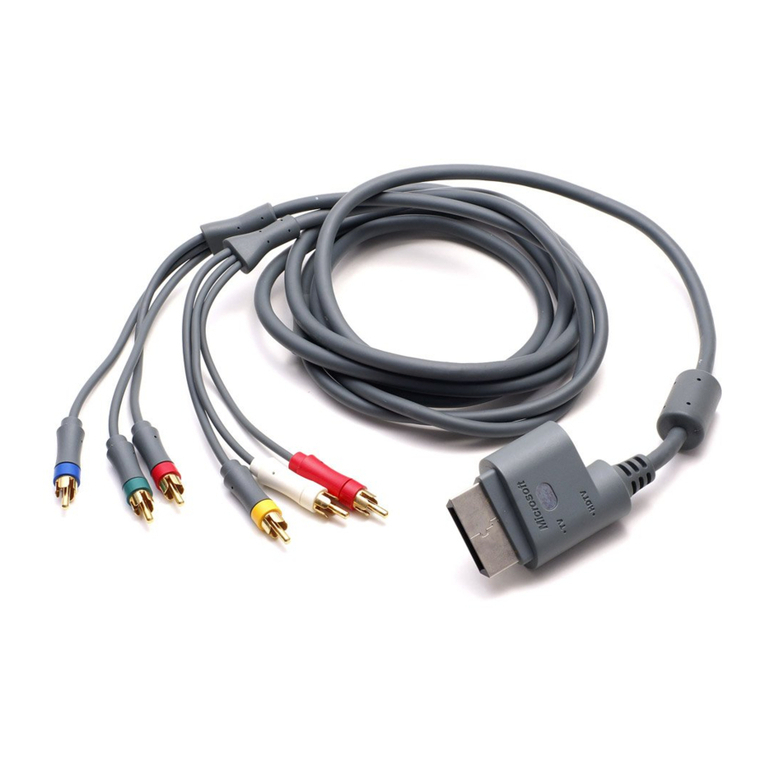 Microsoft Xbox 360 HIGH SPEED HDMI Cable User manual