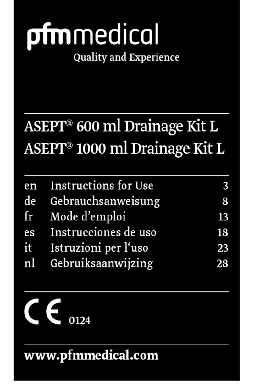 PFM Medical ASEPT 600 ml Drainage Kit L Instructions for use