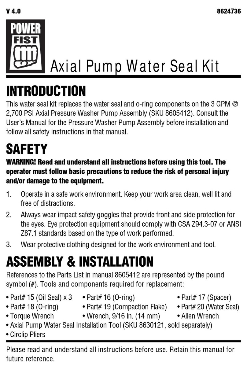 Power Fist 8624736 manual