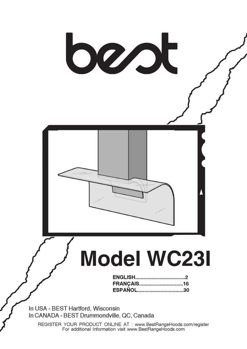 Best WC23I User manual