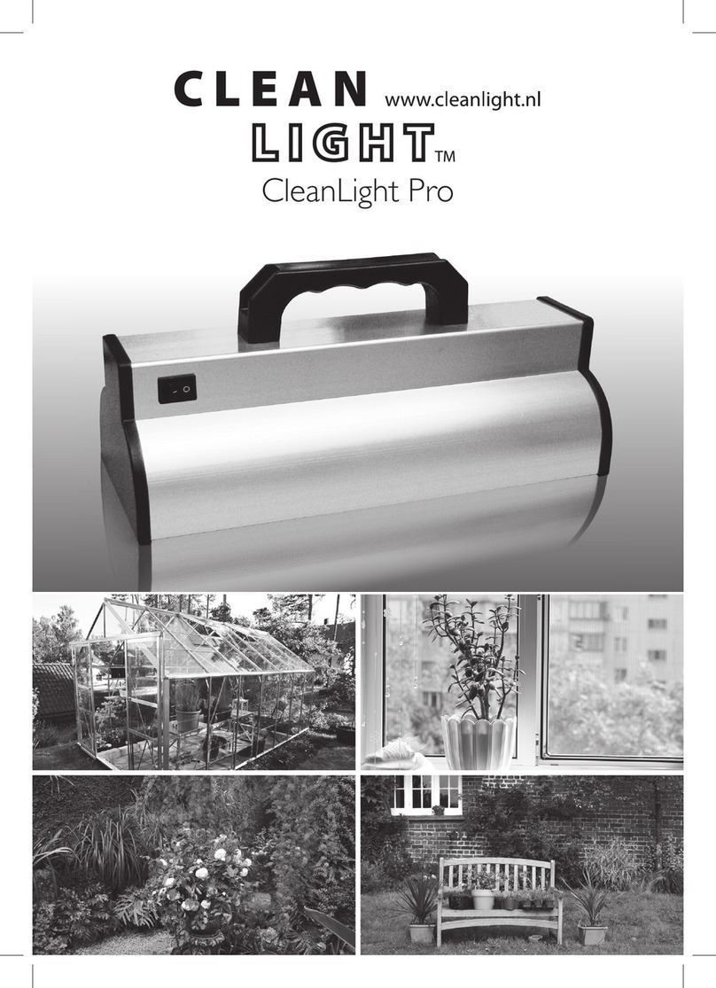 CleanLight pro User instructions