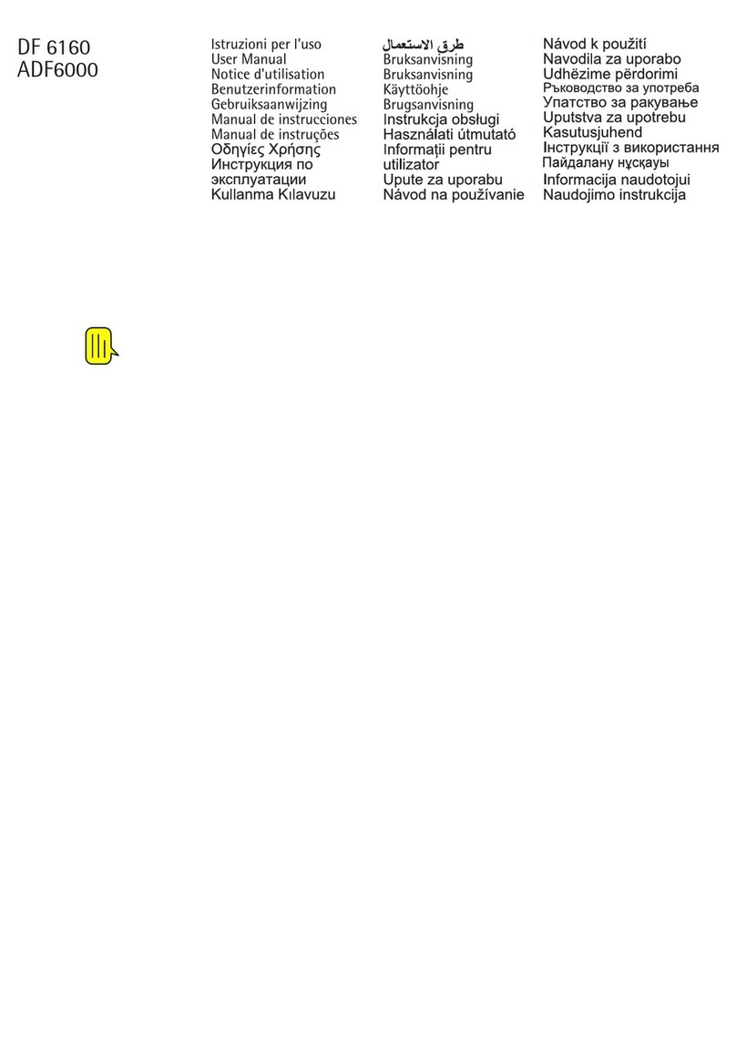 AEG COOKER HOOD DF 6160 User manual