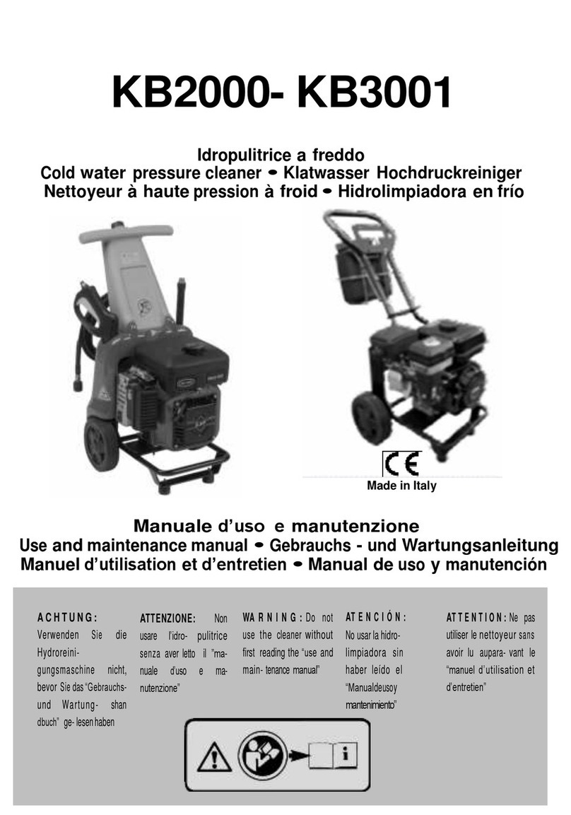 Mazzoni KB2000 Use and maintenance manual