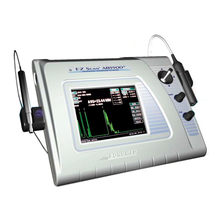 Sonomed E-Z Scan AB5500 Plus Service manual