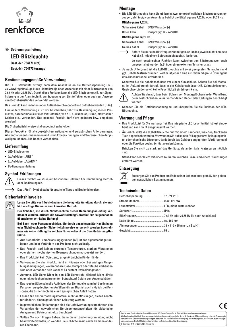 Renkforce 754171 operating instructions