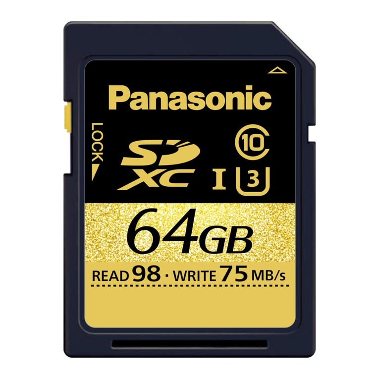 Panasonic RP-SDUT64GAK User manual