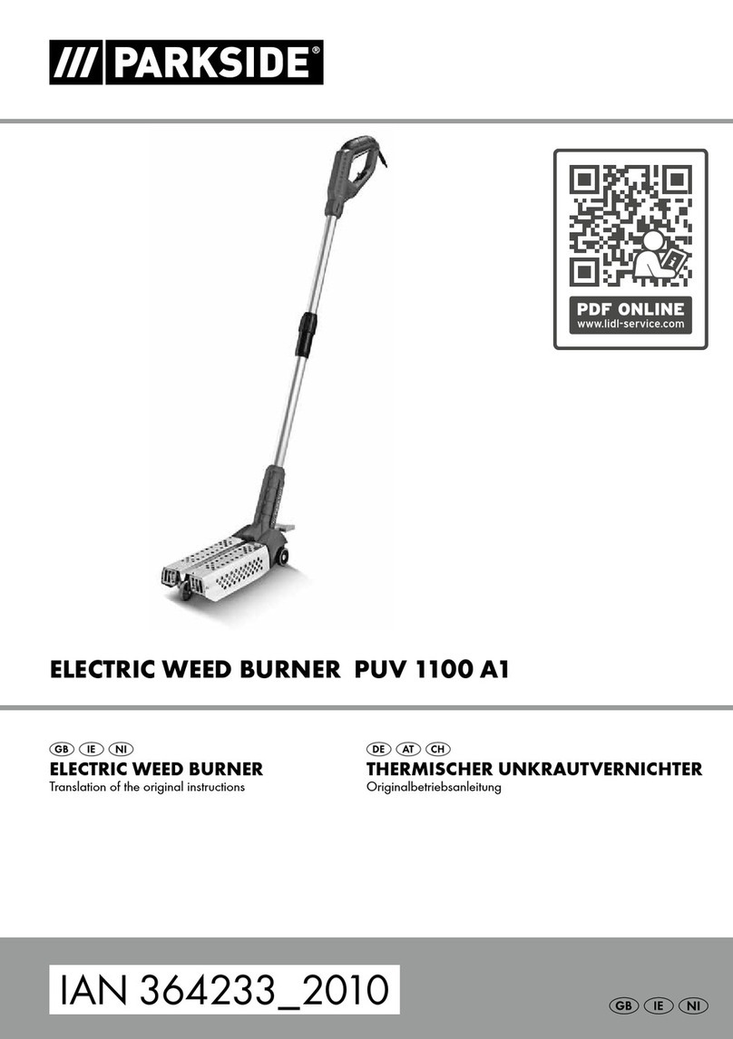 Parkside PUV 1100 A1 Translation of the original instructions