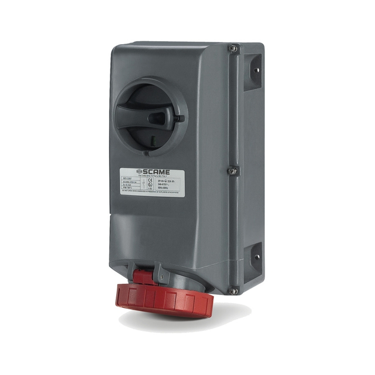 Scame ADVANCE-GRP Series Installation, use and maintenance Scame ADVANCE-GRP Series Installation, use and maintenance