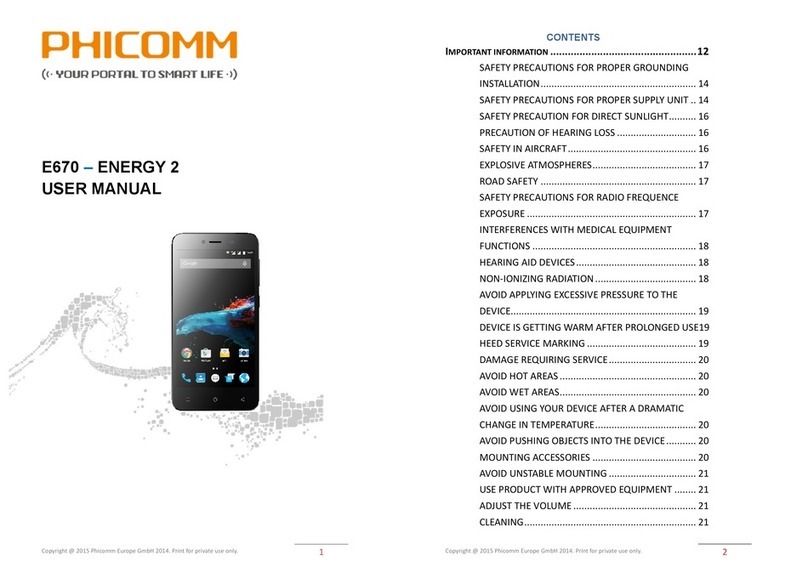 PHICOMM Energy 2 User manual