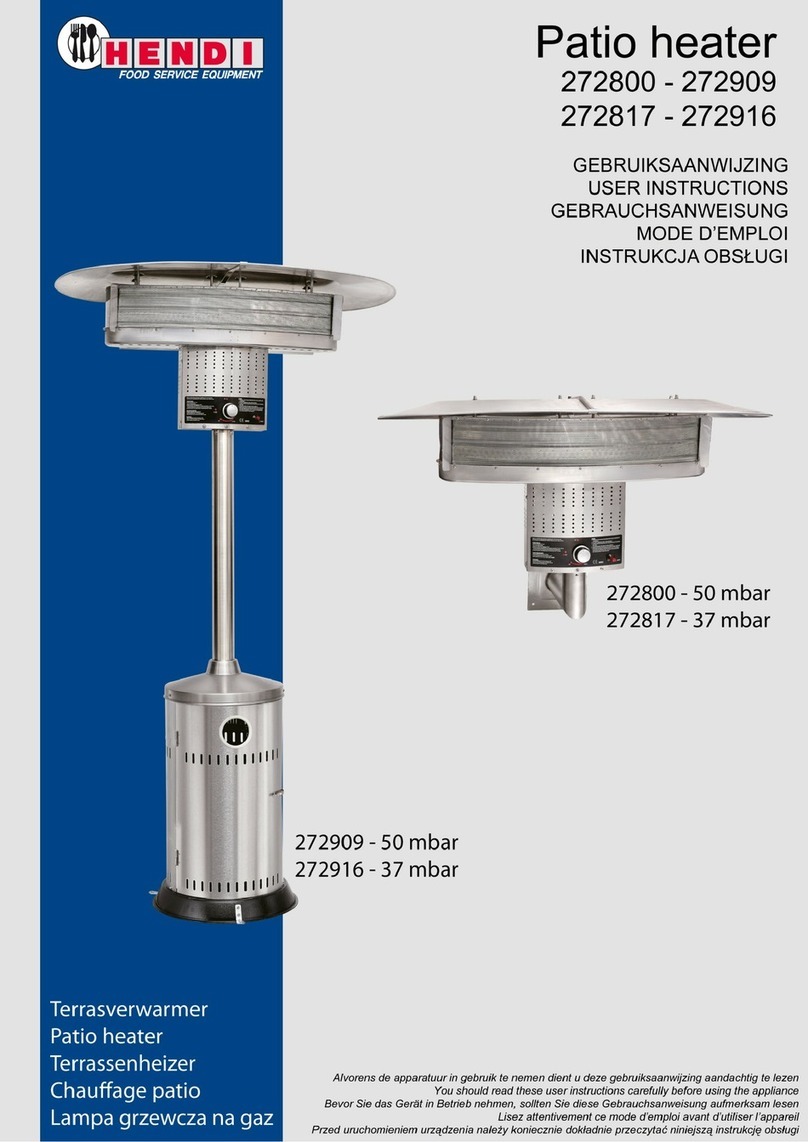 Hendi 272800 User instructions
